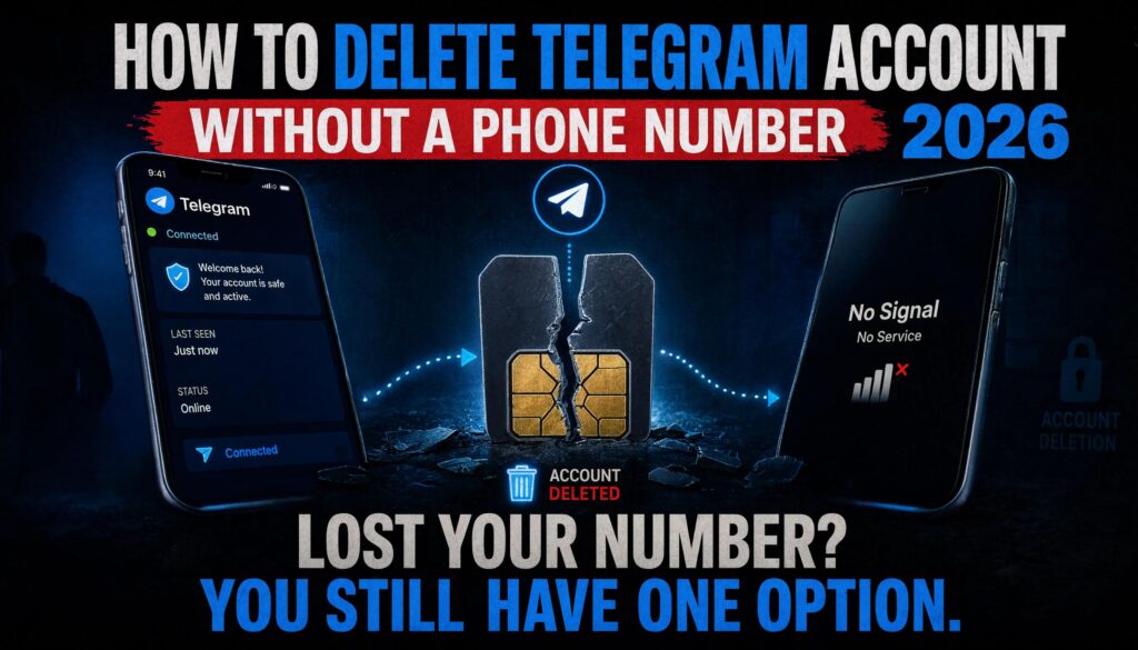How to Delete Telegram Account Without a Phone Number (Step-by-Step Guide 2026)