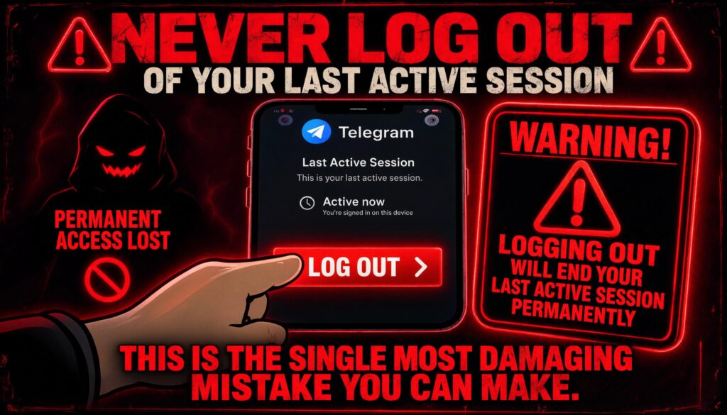 Logging Out of the Last Active Session