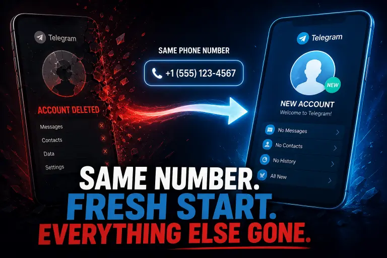 Can You Delete a Telegram Account and Create a New One With the Same Phone Number — 2026 Guide