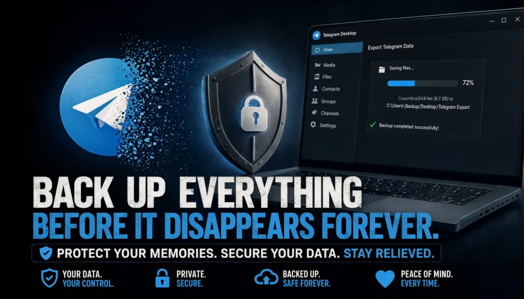 How to Delete Telegram and Keep Your Chat History Backed Up (2026 Guide)