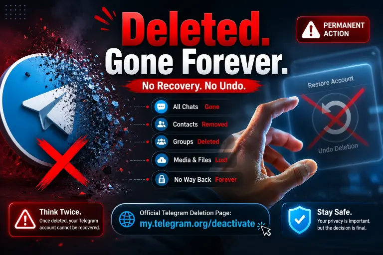 If I Delete My Telegram Account Can I Get It Back? — Recovery Facts (2026)