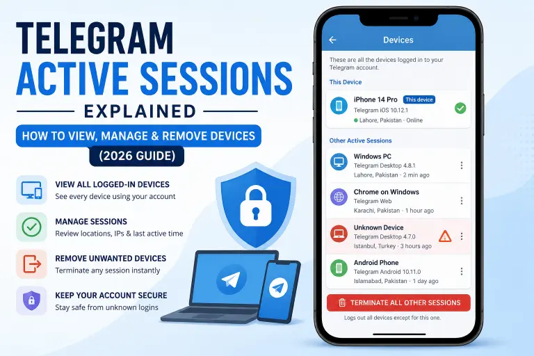 Telegram Active Sessions Explained: How to View, Manage & Remove Devices (2026)