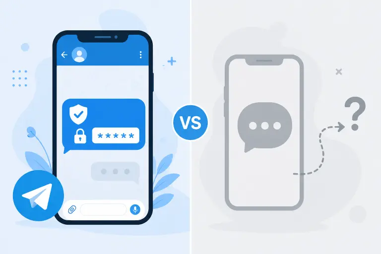 Telegram delivers verification code in app instead of SMS