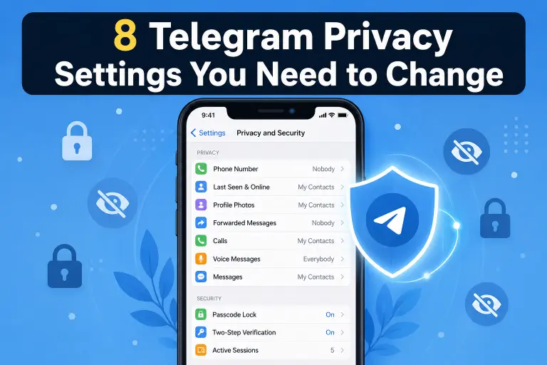 Telegram Privacy Settings Every User Should Change (2026)