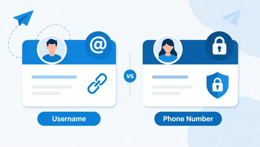 Telegram Username vs Phone Number: What’s the Difference? (2026)