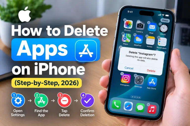 How to Delete Apps on iPhone (Step-by-Step, 2026)