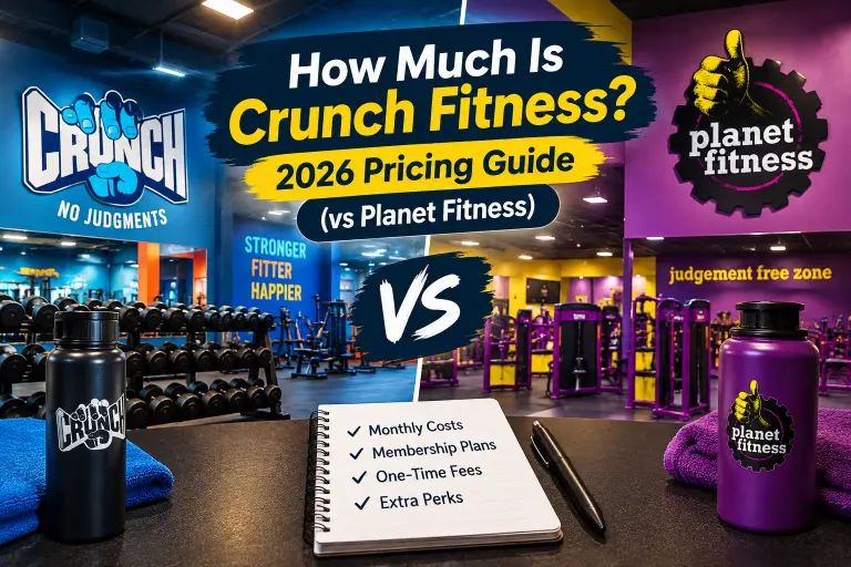 How Much Is Crunch Fitness? 2026 Pricing Guide (vs Planet Fitness)