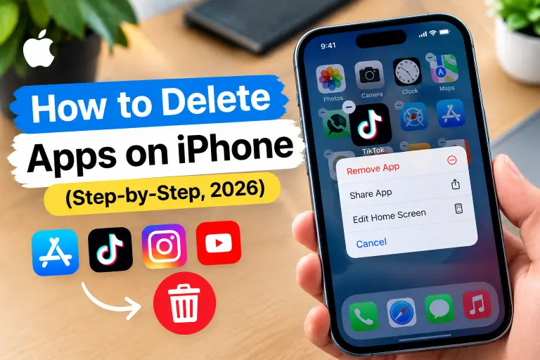 How to Delete Apps on iPhone (Step-by-Step, 2026)