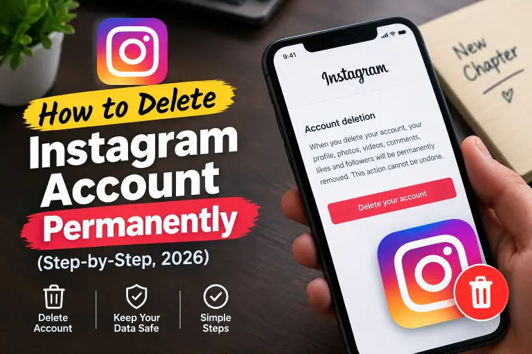 How to Delete Instagram Account Permanently (Step-by-Step, 2026)
