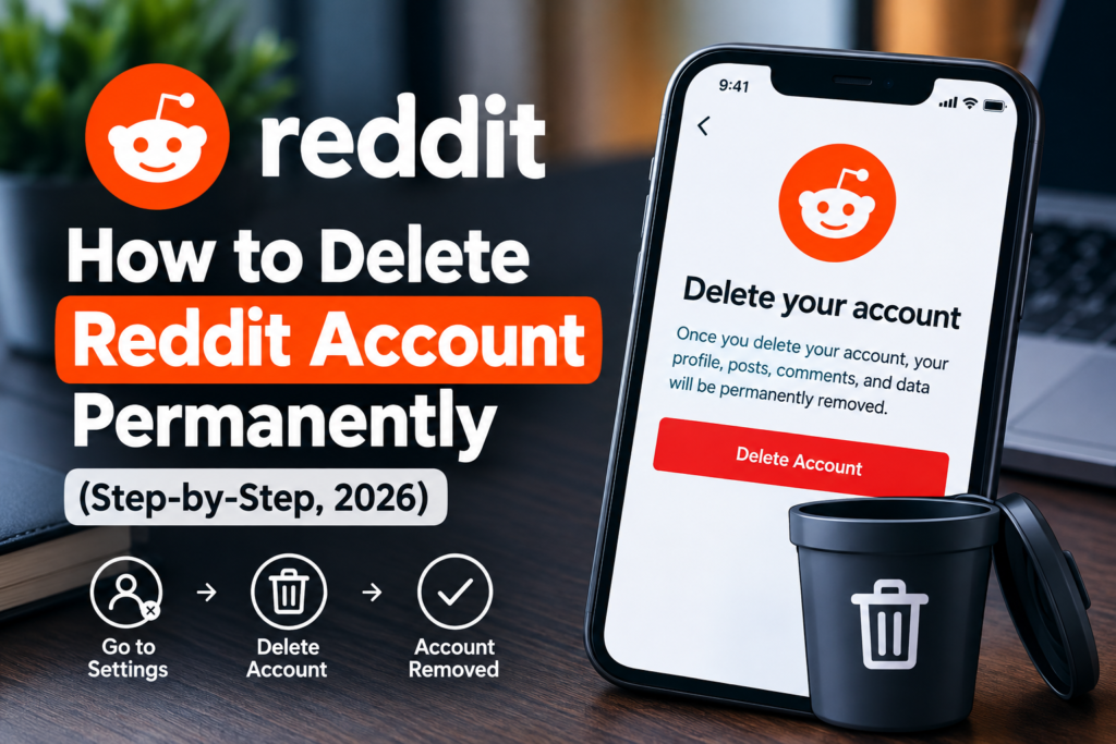 How to Delete Reddit Account Permanently (Step-by-Step, 2026)