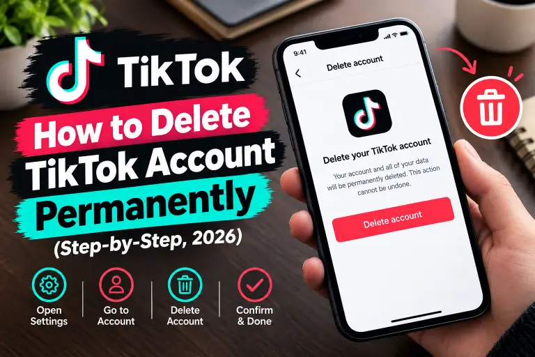 How to Delete TikTok Account Permanently (Step-by-Step, 2026)